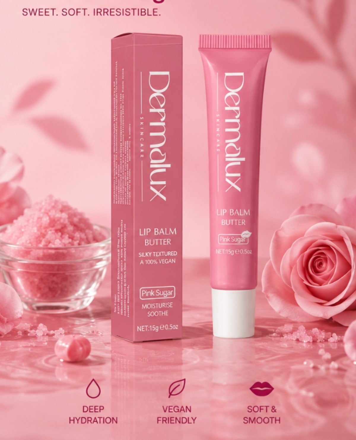 Pink Sugar Lip Balm Butter
